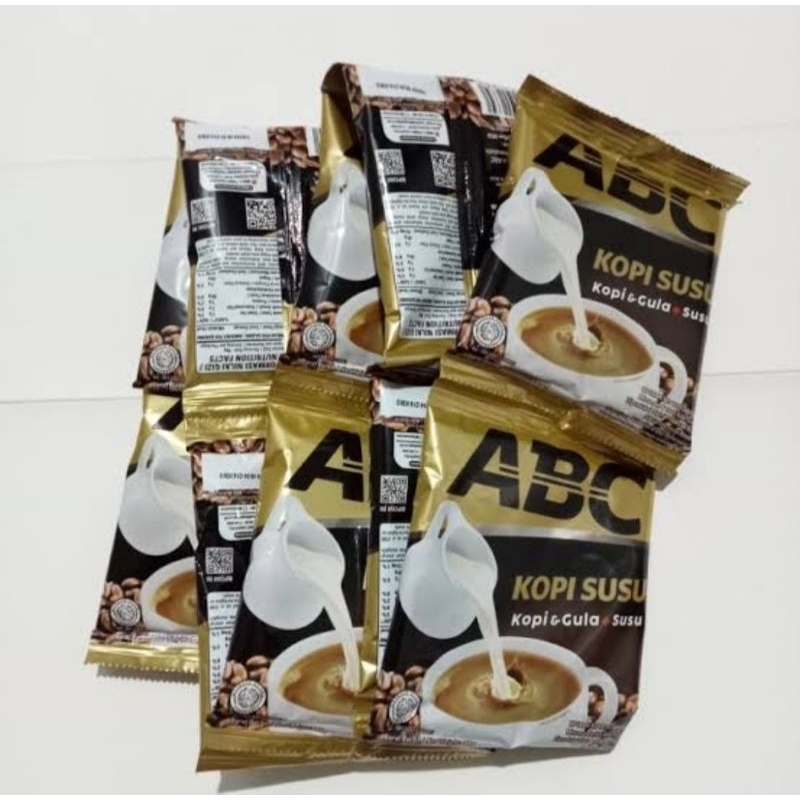 

Kopi Abc susu 1 Renceng (10pcs)