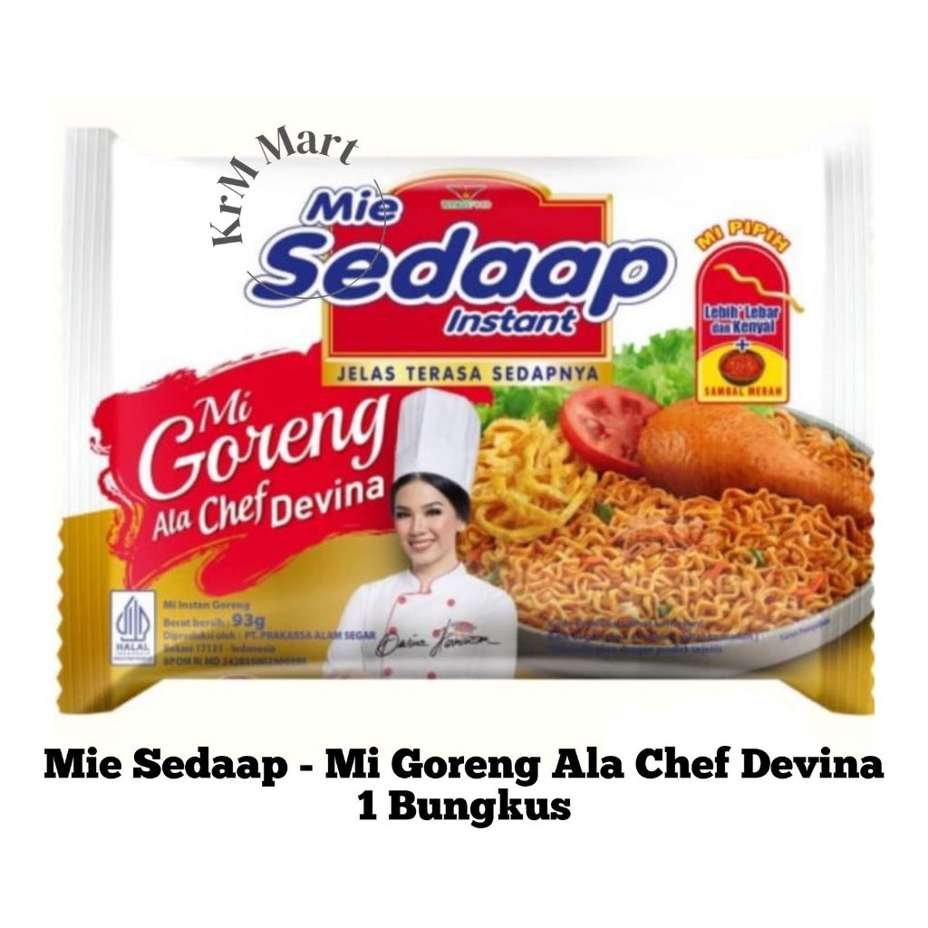 

Mie Sedaap Mi Goreng Ala Chef Devina 1 bungkus sedap