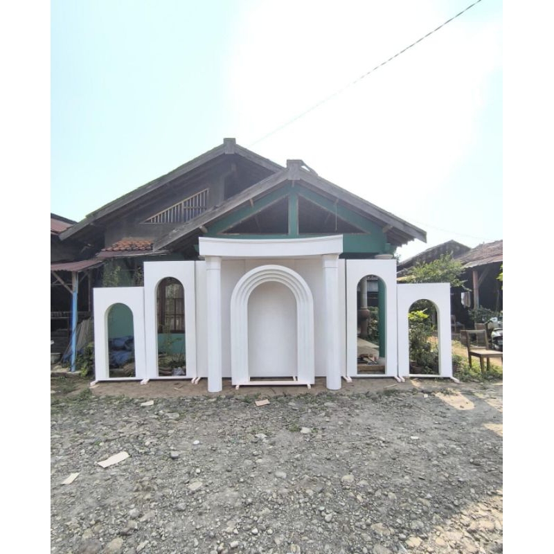 backdrop pelaminan/backdrop pernikahan/backdrop wedding/backdrop triplek/backdrop