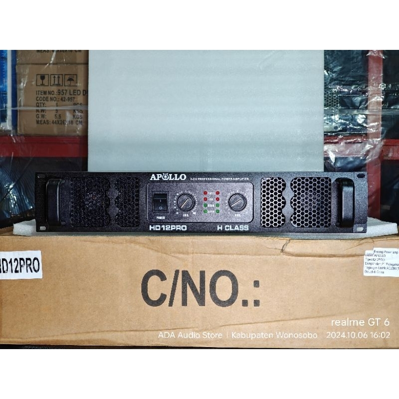 power profesional apollo HDX 12PRO class h 2 chanel.