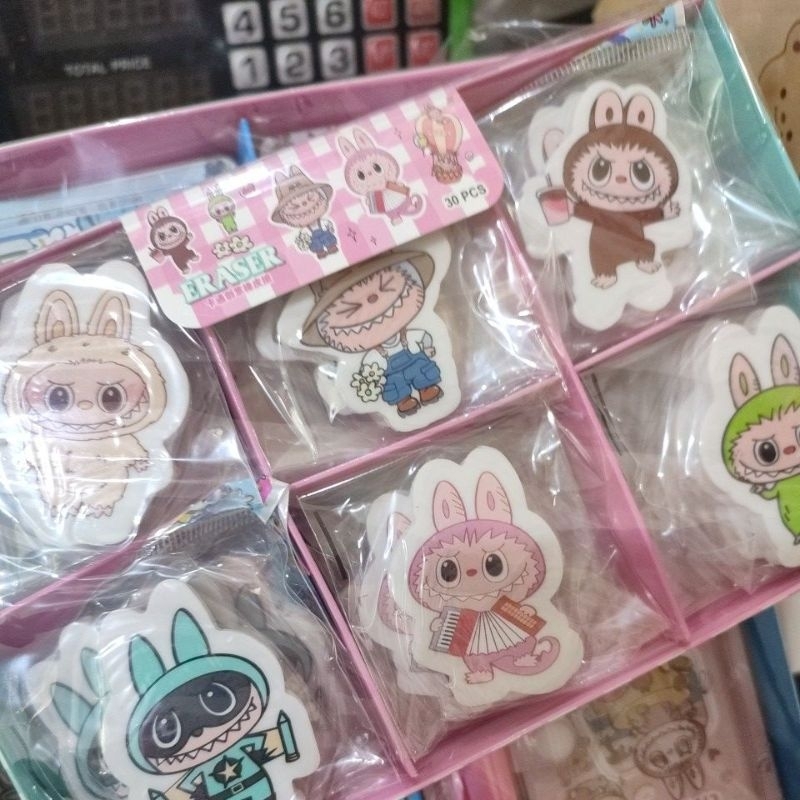 

1 BOX PENGHAPUS LABUBU ISI 30