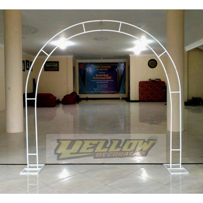 Lingkar Besi Pergola Pintu Masuk Dekorasi Wedding