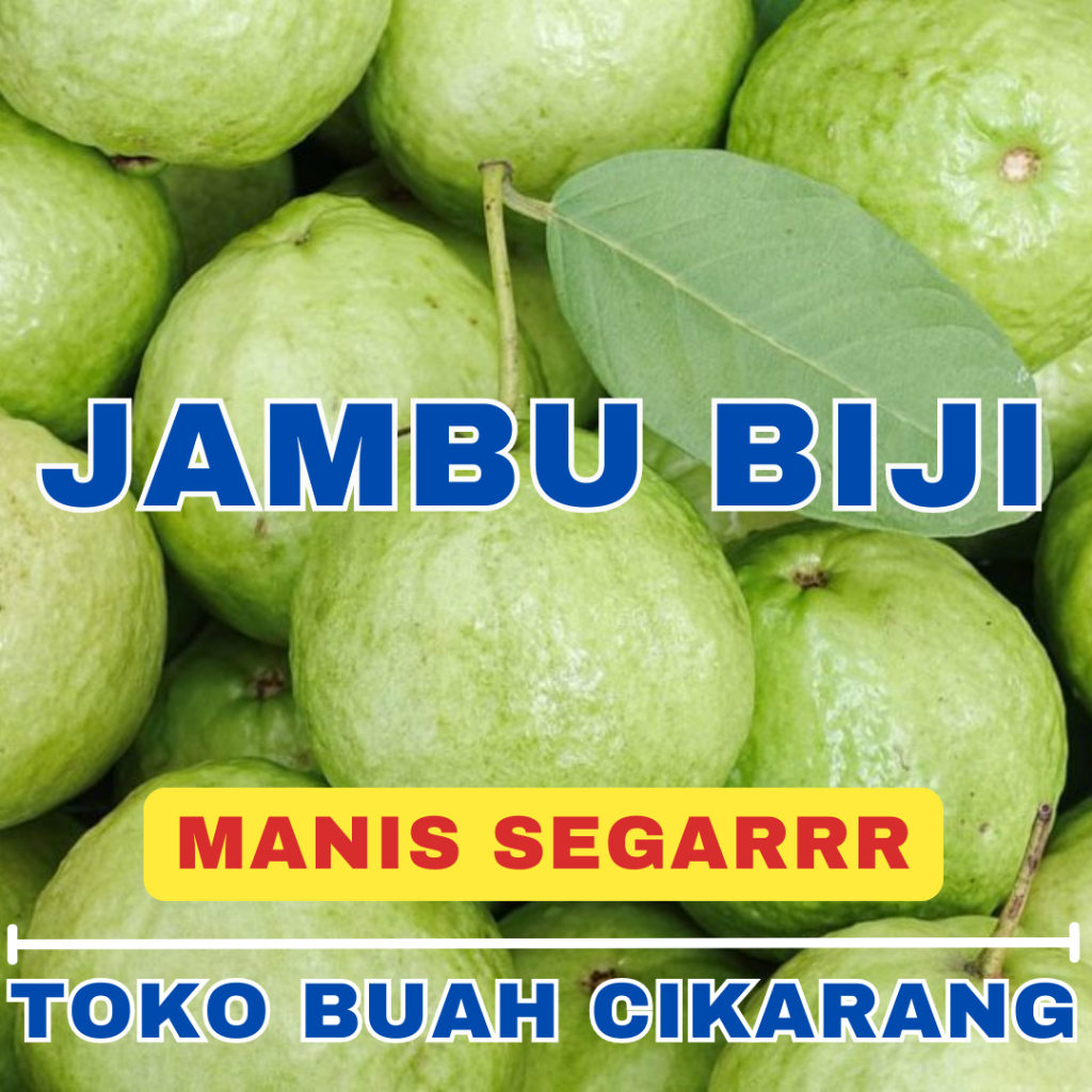 

(BISA COD) PROMOO BUAH JAMBU BIJI 1 KG KILO TOKO BUAH CIKARANG