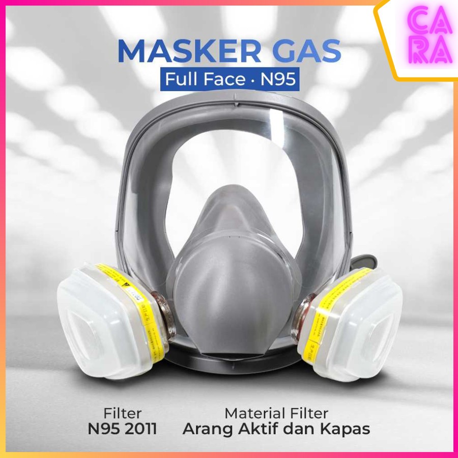 Masker Gas Respirator Full Face N95