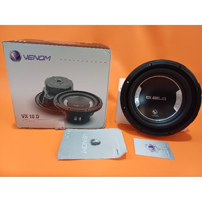 Subwoofer mobil 10 inch venom diablo vx-10D high quality