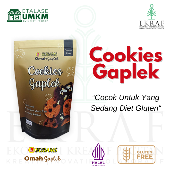 

Cookies Gaplek Bubams Kukis Choco Almond Cokies Original Choco Chip Gluten Free Cocok Untuk Diet