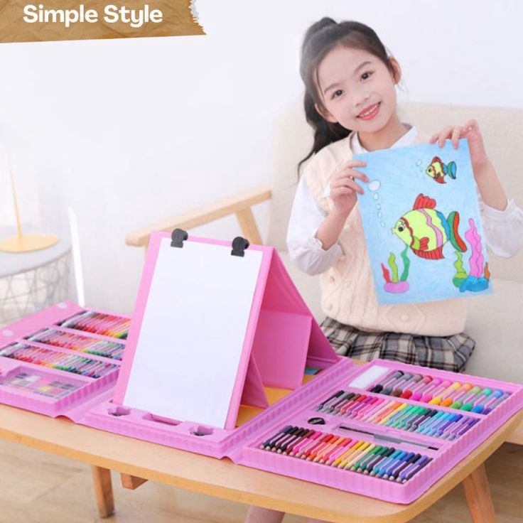 

Terbaik Crayon Anak Pengasah 28pcs Set Alat Menggambar Melukis AnakAnak Krayon