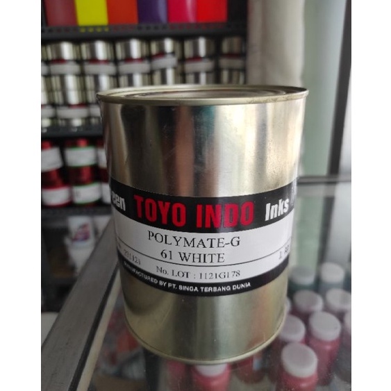 

Spesial Khusus Tinta Toyo Polymate G tinta sablon plastik 1kg