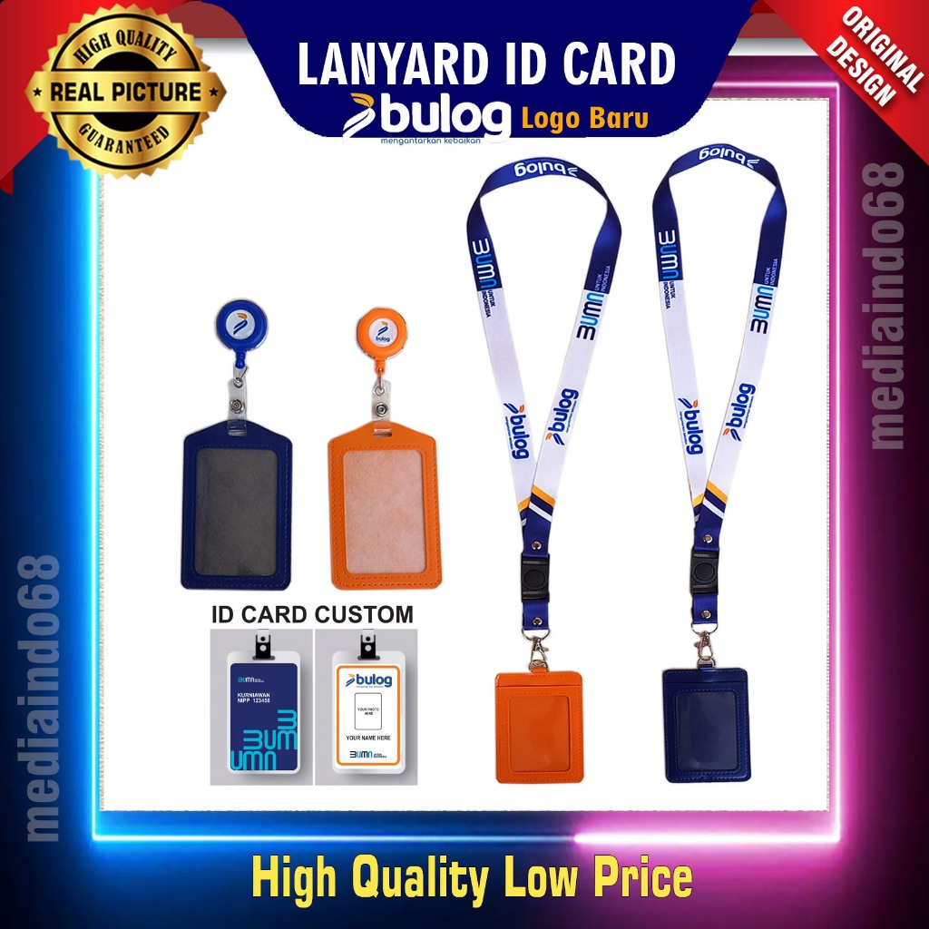 

Bulog Lanyard Id -Full Color Printing+Card Holder (Ready Stock)