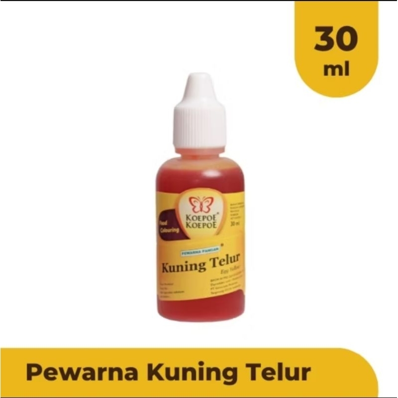 

Pewarna Koepoe Koepoe Kuning Telur 30ml