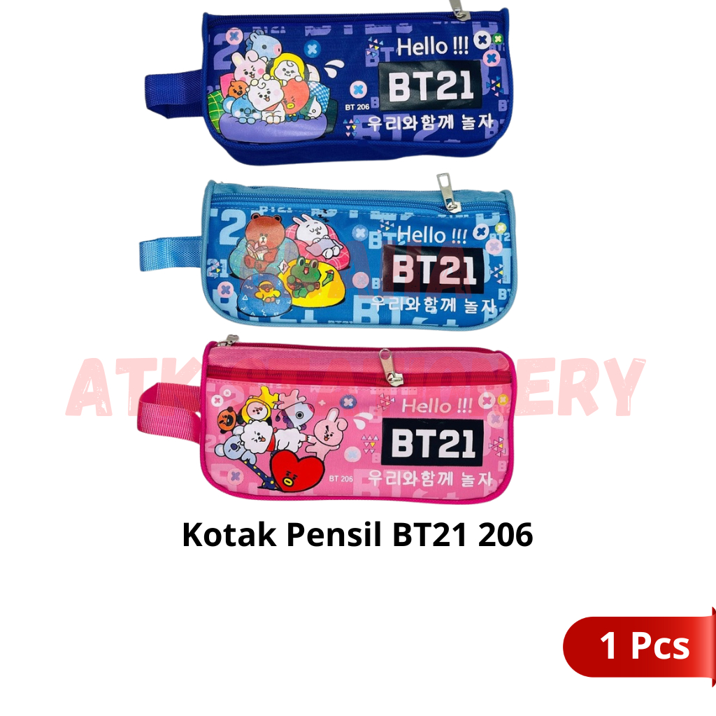 

Kotak Pensil BT21 206 / Tempat Pensil / Pencil Case BT21 206