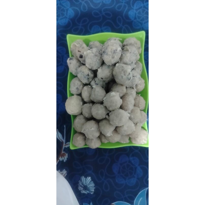 

Bakso Papii Daging Sapi+Ayam+Tepung Isi 25 Pcs Frozen Food, Halal.