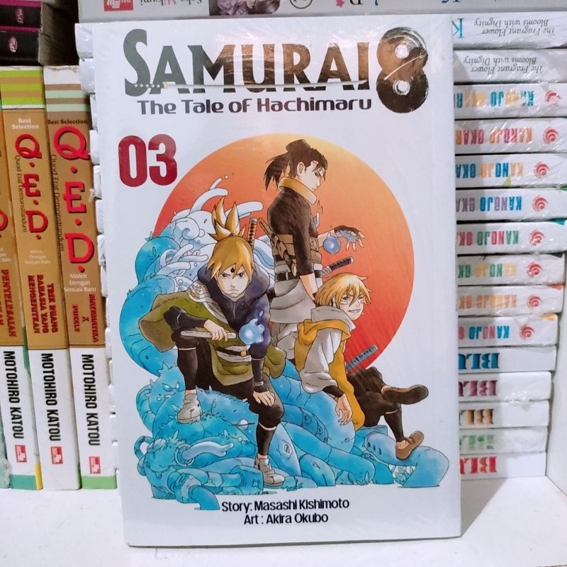 komik samurai 8 vol 3 segel
