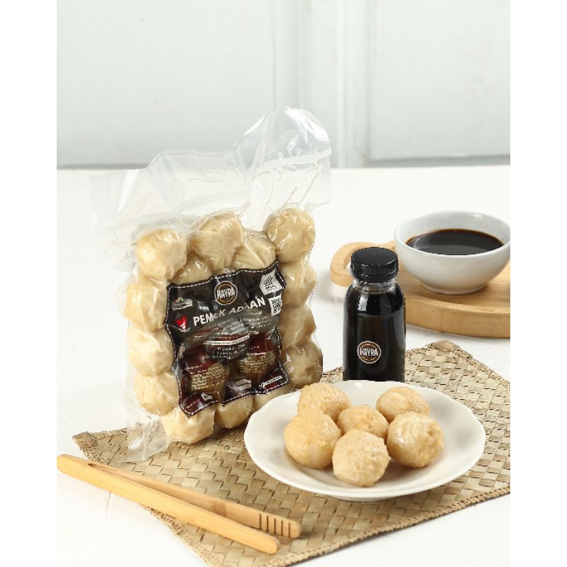 

[Pempek Adaan] Pempek Ikan Vakum Isi 20 Pcs Pempek Enak Halal Premium | Pempek Hayra Lampung