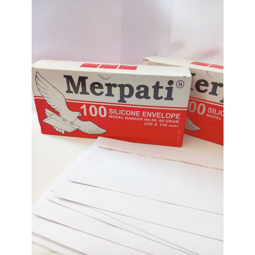 

AMPLOP KERTAS MERPATI BESAR 22,9 x 11 CM (ISI 100)