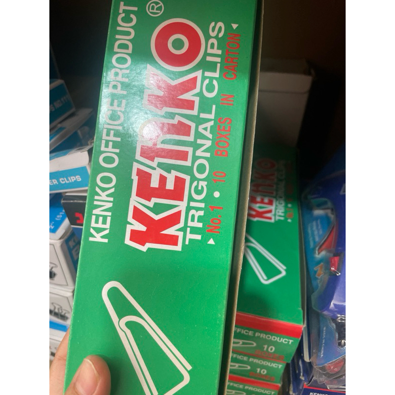

Paper clip Klip kertas Trigonal no 1 merk Kenko