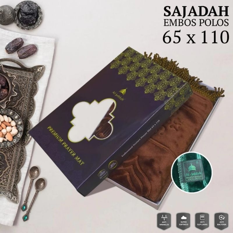 Sajadah Al jeddah box embos