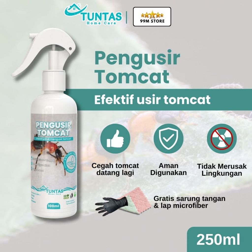 TUNTAS Pembasmi Tomcat Anti Hama Pengusir Serangga Tomcat Paling Ampuh Dalam Rumah 250ml