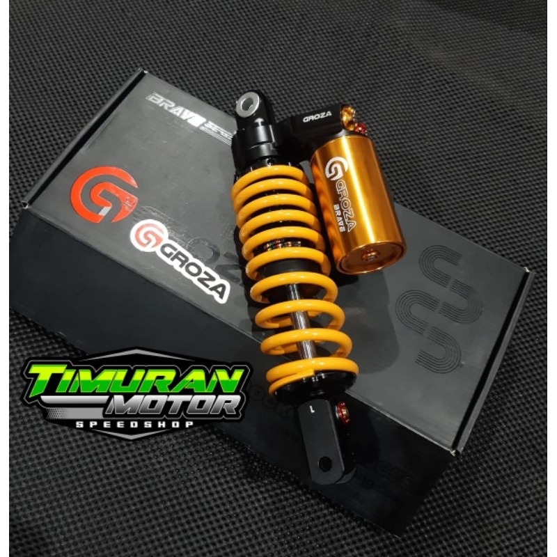 SHOCK GROZA BRAVE SERIES MATIC 305 MM YELLOW MIO - BEAT - VARIO - SCOOPY