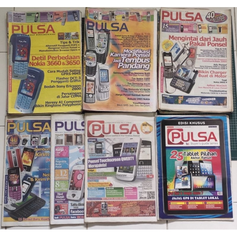 Tabloid Pulsa Tahun 2003 ~ 2012