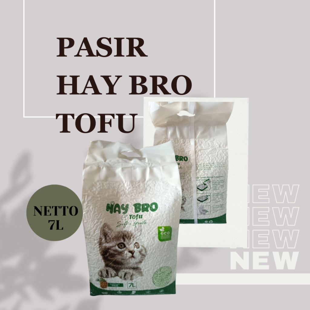 PASIR HAY BRO TOFU 7L SCENT/AROMA PINE