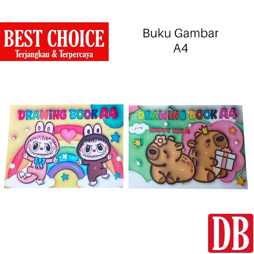 

Buku Gambar Labubu / Capybara 6 lembar (10 pcs)