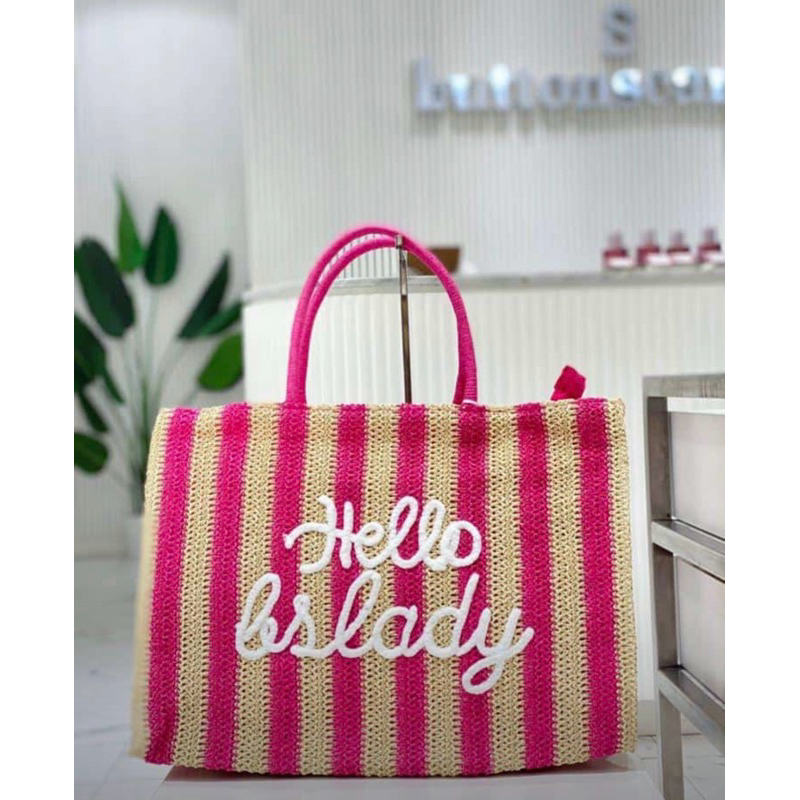 Hello bslady totebag BS LADY BAG LIMITED Buttonscarves