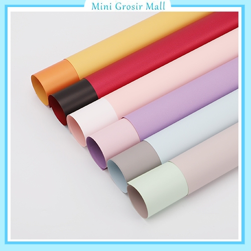 

20 Lembar Kertas Buket BiColor 2 warna Cellophane Flower Wrapping paper KB6200