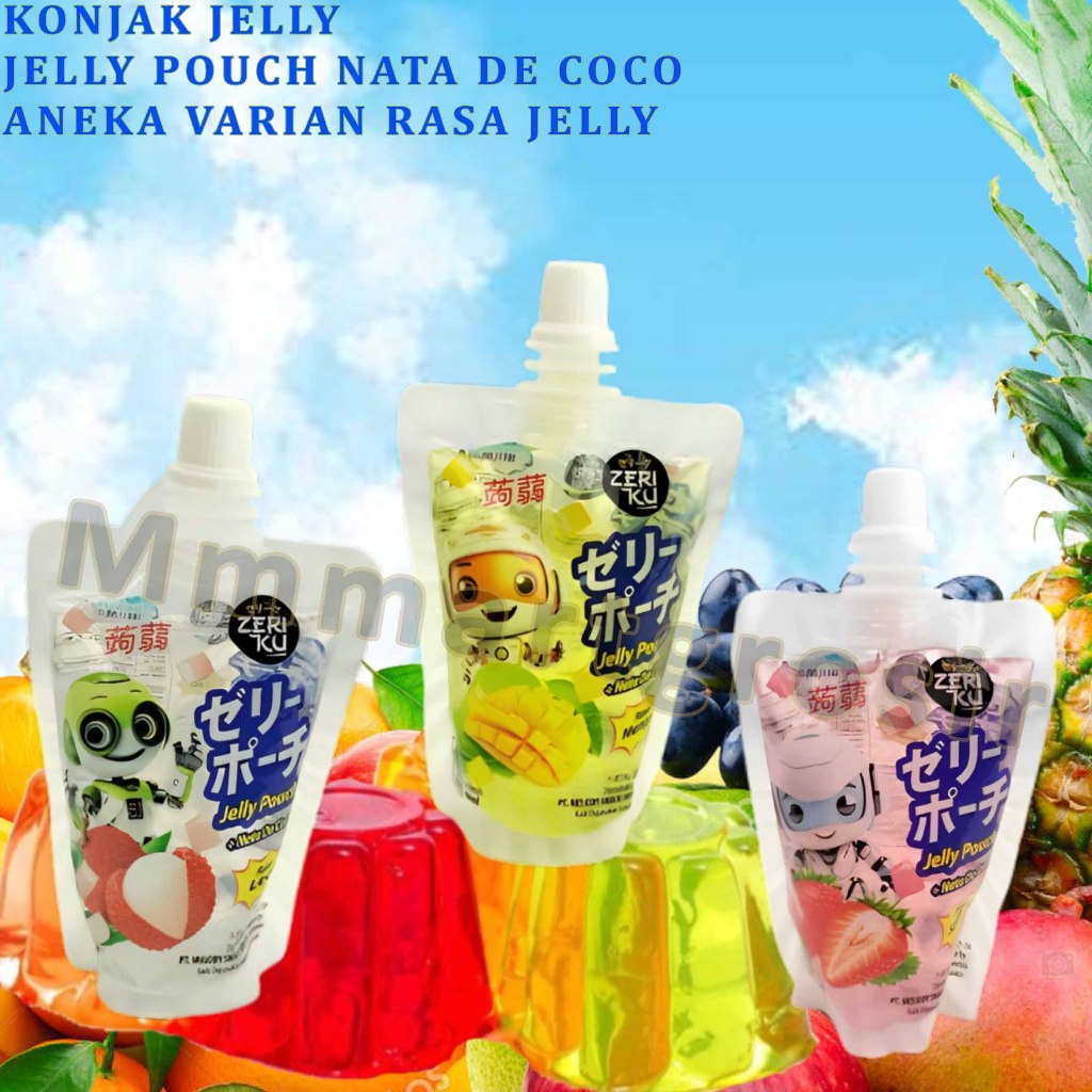 

Konjak Jelly / Jelly Pouch Nata De Coco / Aneka Varian Rasa Jelly / 60ml