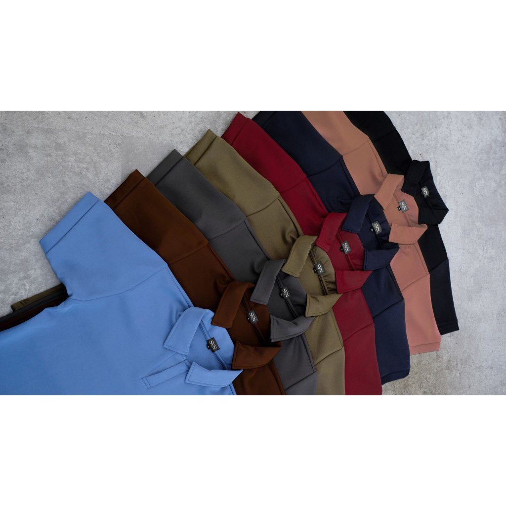 Polo Shirt Pria Korea | Kaos Polo Shirt | Kaos Pria Berkerah | Cuba Poloshirt Scuba Modern Fit