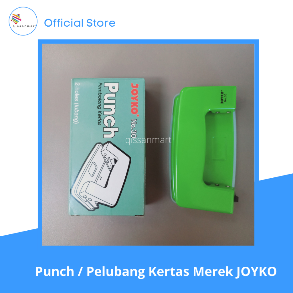 

Pembolong Kertas Punch 2 Lubang Joyko No.30