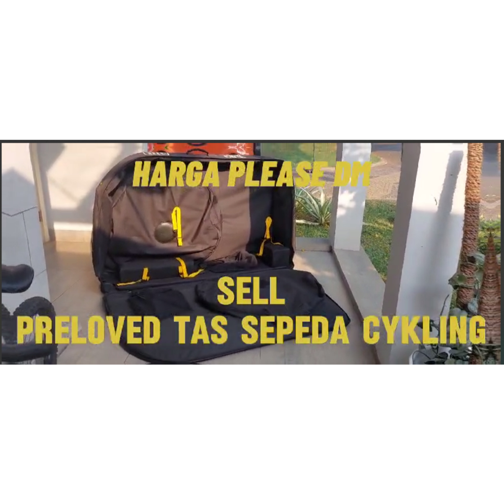 PRELOVED TAS SEPEDA CYKLING MURAH NEGO HABIS