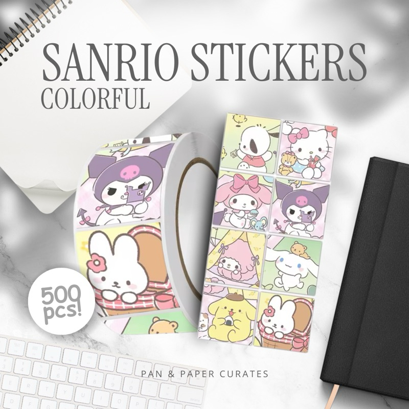 

Sanrio Sticker Roll | kuromi my melody purin | sticker sanrio
