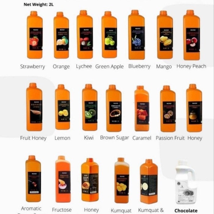 

Boduo Lychee Flavored Beverage Concentrated Sirup Leci 2 liter