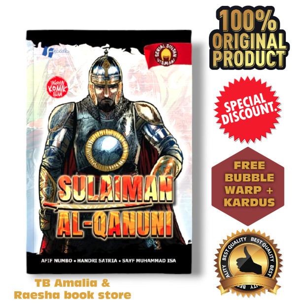 Buku Komik Sulaiman Al-Qanuni - Afif Numbo, Handri Satria, dan Sayf Muhammad Isa