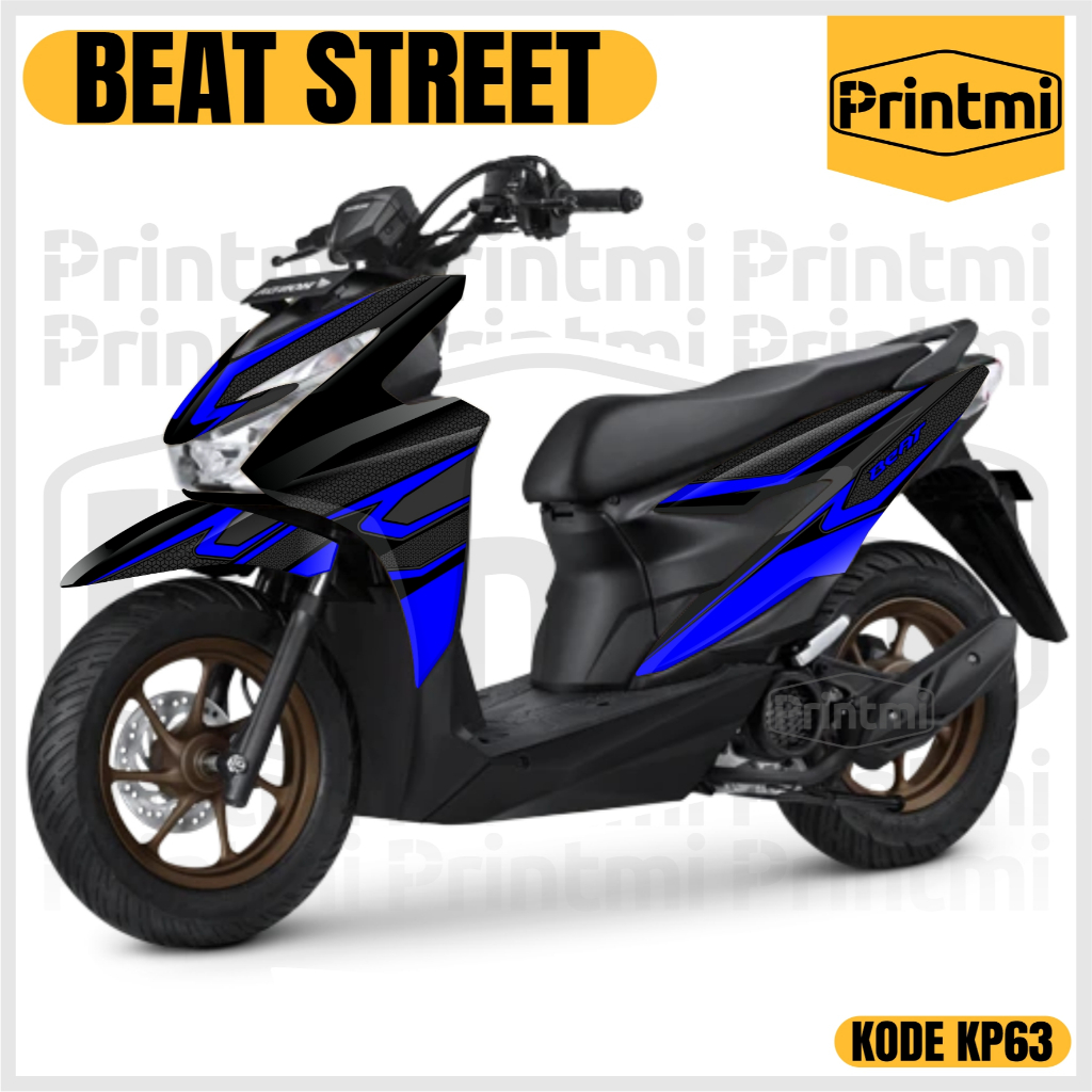 Decal Stiker Beat Street New 2026 2025 2024 Full Body Variasi Motor Sticker Modifikasi Racing KP63
