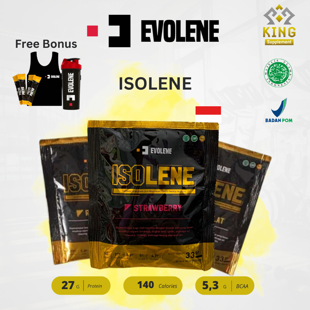 ISOLENE 12 SACHET WHEY ISOLATE PROTEIN EVOLENE