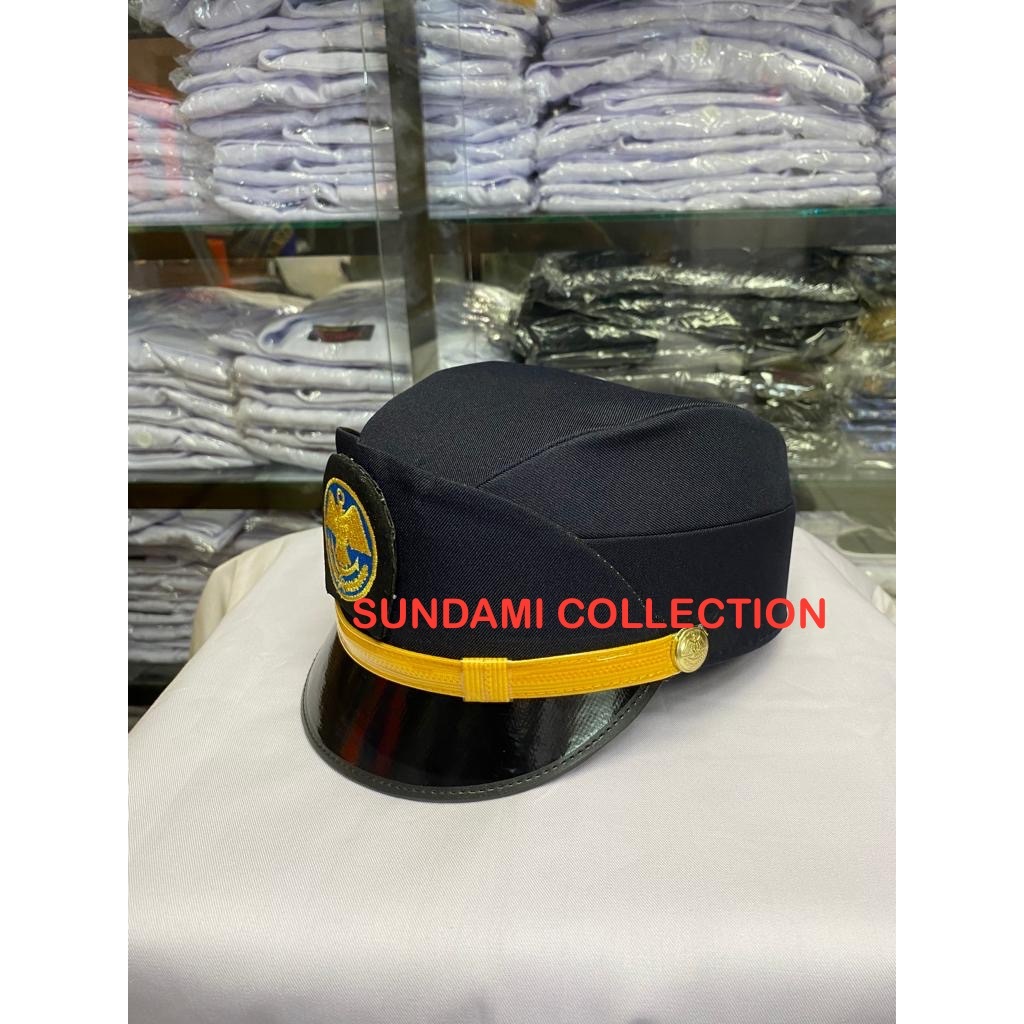 TOPI PED PDU DISHUB UNTUK WANITA LIS KUNING