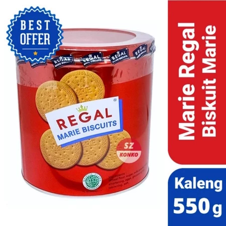 

Biskuit Marie Regal Kaleng 550 Gram dan 1 kg