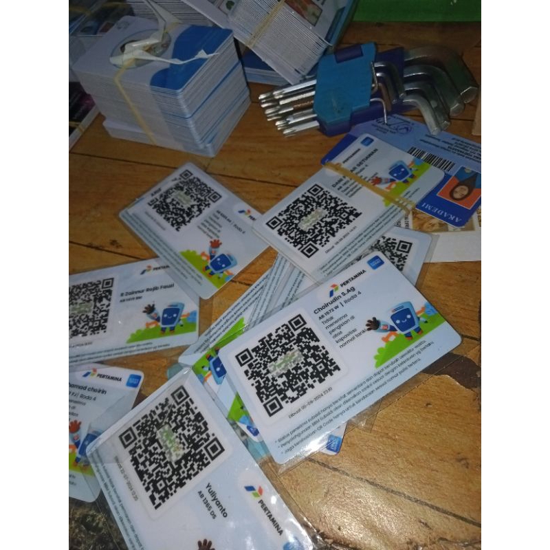 

Kartu My Pertamina bahan PVC ketebalan 0,76 mm anti luntur
