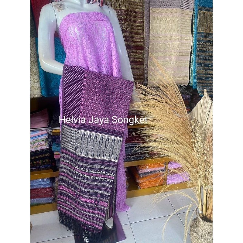 Tumtuman Exclusive warna Pink Fanta Tumpal Cream