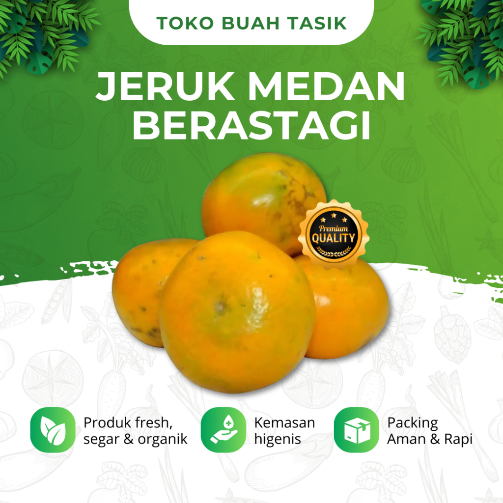 

Buah Jeruk Medan Berastagi Rasa Manis Segar Alami 1kg