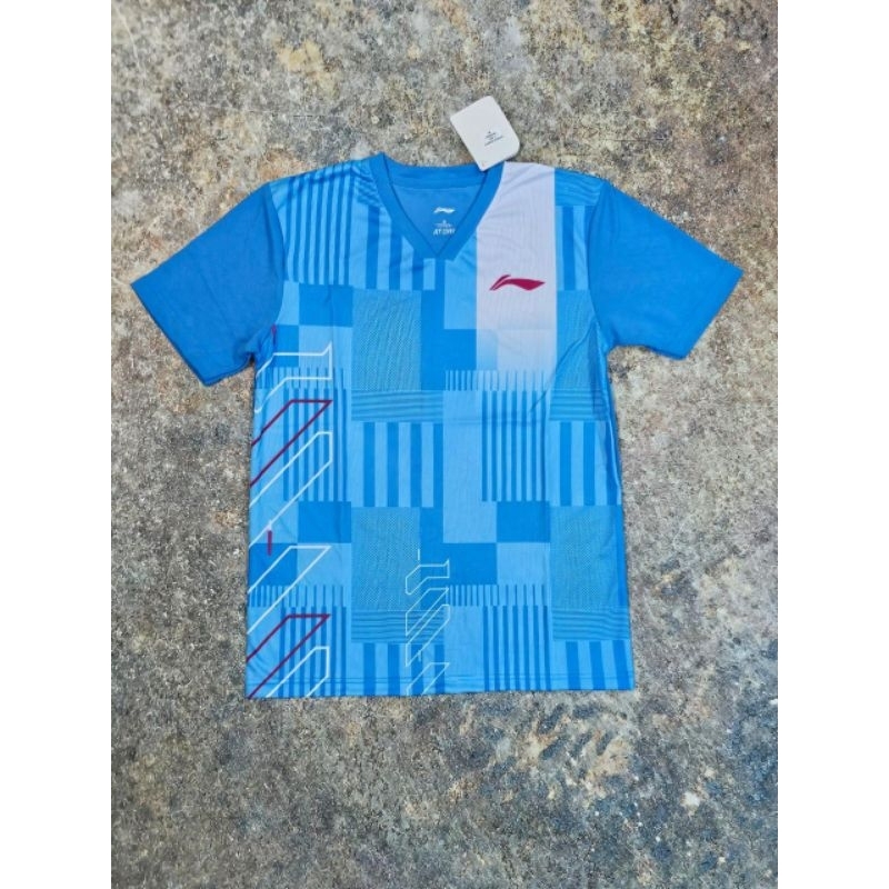 Atasan jersey olahraga badminton volly takraw fullprint