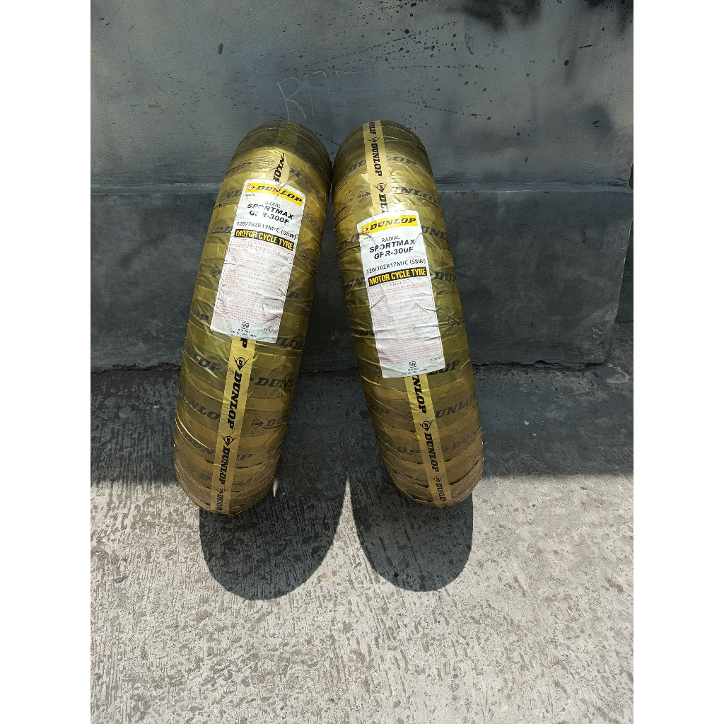 BAN LUAR SUPERMOTO DUNLOP SPORTMAX RING 17 UKUR 120/70-17 TUBELESS