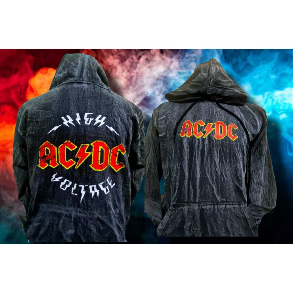 Sweater Hoodie washing distro metal acdc / rolling stone