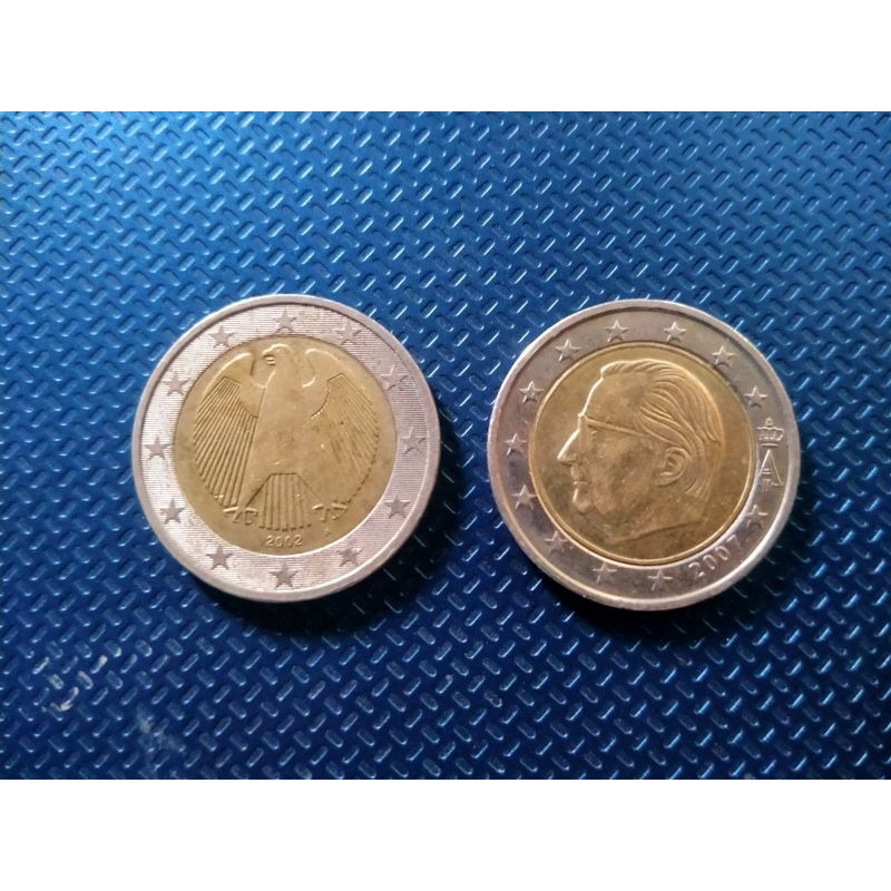 koin  Asinc 2 Euro 2002 & 2007 Koleksi Uang Asing, Marta Collection Mahar Nikah & Koleksi termurah