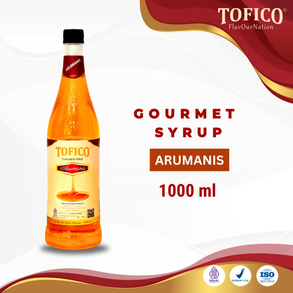 

Syrup ArumanisTofico / Sirup Rasa Arumanis Premium 1 Liter / Tofico Syrup Official