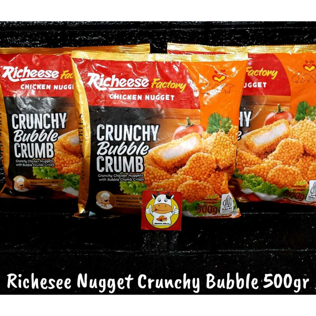 

RICHEESE NUGGET CRUNCHY BUBBLE 500GR-FROZEN FOOD-BRONTZ JOGJA