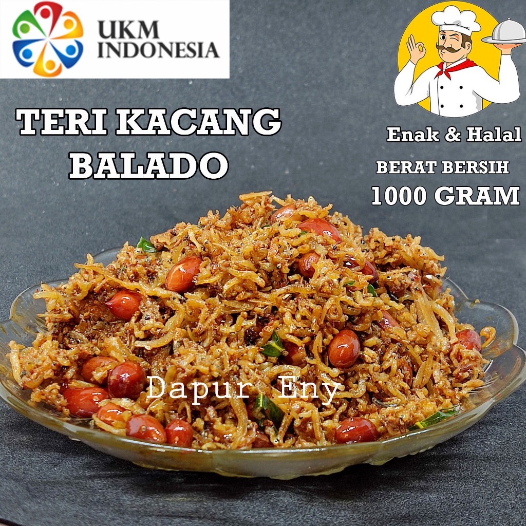 

TERI KACANG BALADO DAUN JERUK ENAK TERI NASI MEDAN SIAP SAJI FRESH TANPA PENGAWET Pedas manis Food seafood lauk instan kering tahan lama dapur eny eni enny 100 150 300 500