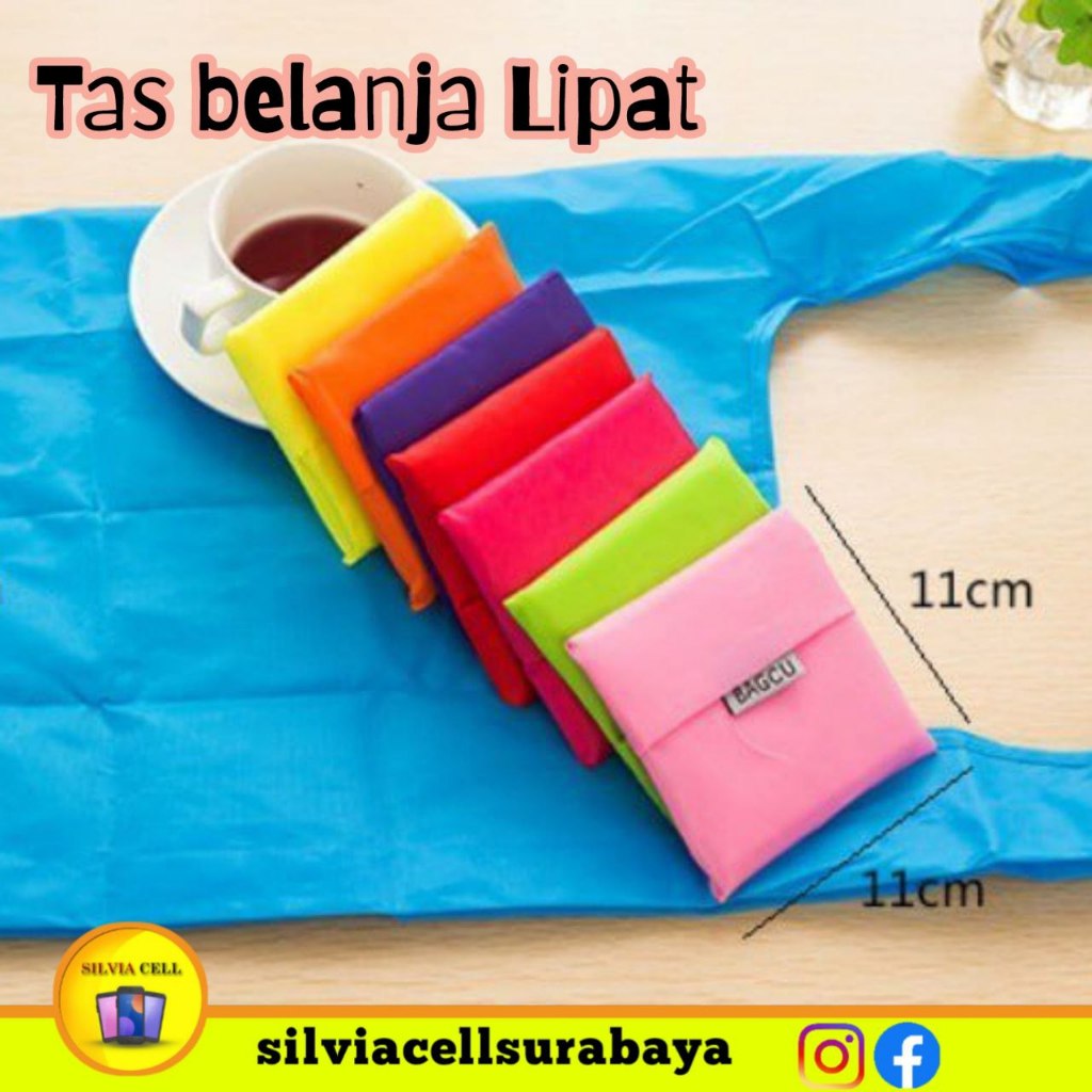

Baggu /Bagcu shopping bag/ TAS / Kantong belanja jinjing lipat modis